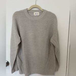 Aritzia Waffle Sweater